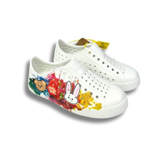 Giày Native Kid Hình - Thỏ Gấu