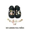 Set Jibbitz Labubu Full Trắng